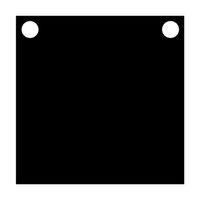 High Caliber AR500 1/2" Thick Targets - For precision practice (24" Target - 1 Count, Square)