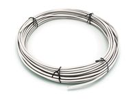 THE CIMPLE CO - Solid Copper Grounding Wire - Proudly Made in America - Ground Protection Satellite Dish Off-Air TV Signal - UV Jacketed Antenna Electrical Shock # 12 Gauge AWG THHN - White 50 FT