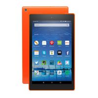 Fire HD 8 Tablet, 8" HD Display, Wi-Fi, 16 GB - Includes Special Offers, Tangerine (Previous Generation - 5th)