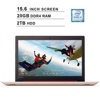 2019 Newest Lenovo Ideapad 330 15.6 Inch HD Laptop (8th Gen Intel Core i3-8130U up to 3.4 GHz, 20GB DDR4 RAM, 2TB HDD, Intel UHD Graphics 620, WiFi, Bluetooth, HDMI, Windows 10, Red)