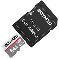 TF Memory Card 64GB,BOYMXU TF Card with Adapter,High Speed UHS-I Card Class 10 Memory Card for Phone Camera Computer