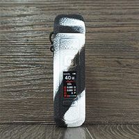 DEKPRO Silicone Protective Case for smok rpm40 System with Cap, Rubber Skin Cover Sleeve Shield Wrap (Black White)