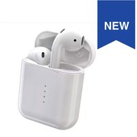Premium Headphones 5.0 Wireless in-Ear Built-in Mic Headset for Apple Airpods Android/iPhone