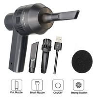 MODAR Mini Portable Rechargeable Vacuum Cleaner,Car Pet Vacuum Dust Kit - Cleaning Dust, Hairs, Crumbs, Scraps, Cigarette Ash for Laptop, Keyboard, Makeup Bag, Car, Pet House(Small)