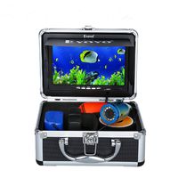 7" Color LCD 600tvl Waterproof 15m Cable 4000mah Rechargeable Battery Fish Finder Underwater Fishing Video Camera with Carry Case