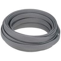 Othmro PET Braided Expandable Sleeving Wrap 10mm x 5m Gray Cable Management Sleeve Cord Organizer for Wrap Protect Cables