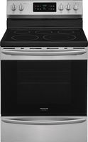 Frigidaire FGEF3036TF 30" Gallery Series Electric Range with 5.4 Cubic. ft. Capacity, Steam Clean, Fan Convection, in Stainless Steel