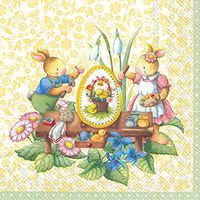 Celebrate the Home Easter 3-Ply Paper Luncheon Napkins, Easter Spring Fantasy, 20-Count