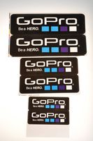 Aokland 6pcs/lot Fashional Cool Icon Sticker for Gopro Hero 3+ 3 2 1 Gopro Accessories