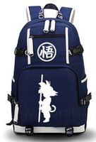 YOYOSHome Luminous Anime Dragon Ball Z Cosplay Goku Bookbag College Bag Daypack Backpack School Bag (Blue)