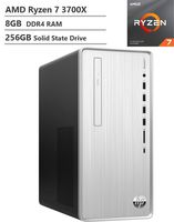 2019 HP Business Desktop PC, AMD Ryzen 7 3700X 8-Core Processor(Better Than i9-9900) up to 4.40Ghz, AMD Radeon RX 550 Graphics, 8GB DDR4 RAM, 256GB SSD, DVDRW, HDMI, Wireless-AC, Windows 10