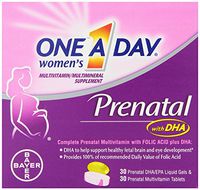 One A Day Women's Prenatal Vitamins, Twin Pack, 60 Count