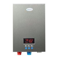 Marey ECO180 18kW 4.4 gpm 220V Self-Modulating Multiple Points Tankless Electric Water Heater for The Whole US Territory, Small, Silver