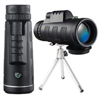 High Power Monocular Telescope with Universal Smartphone Holder, BAK4 Prism for Bird Watching, Hunting, Surveillance, Hiking