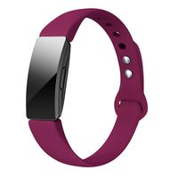 SWEES Silicone Bands Compatible with Fitbit Inspire & Inspire HR & Ace 2, Replacement Soft Thin Band Accessories Small Large for Women Men, Black, White, Blue, Pink, Gray, Wine