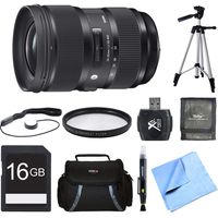 Sigma 24-35mm F2 DG HSM Standard-Zoom Lens for Canon EF Cameras includes Bonus Xit 82mm Multicoated UV Protective Filter and More