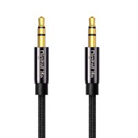 3.5mm Stereo Audio Aux Cable Cord Wire - 9.84FT/3M Slim and Soft Cable with Braided- Easy to use on Car/Home Stereos,Speaker,Smart Phone,Headphones(M/M)