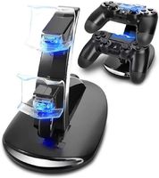 PS4 Accessories Dual Micro USB Charger Dock Joystick For PS4 Charging Station Playstation 4 Dualshock4 Controller Charger Stand