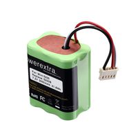 Powerextra High Capacity 7.2V 3000mAh Ni-MH iRobot Mint 5200 Vacuum Cleaner Replacement Battery for iRobot Braava 380, 380T, Mint 5200, 5200B, 5200C Floor Mopping Robots