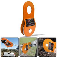 RUGCEL WINCH 10T Heavy Duty Recovery Winch Snatch Block,22000lb Capacity