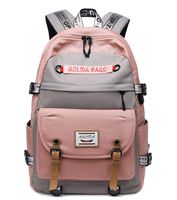 AGOWOO College Backpack for Women Teen Heavy Duty Laptop High School Book Bag with USB Port Chest Strap