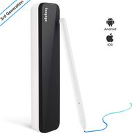 Capacitive Stylus Pen for Touchscreen - 3rd Generation with Wireless Charging Case for Writing Drawing on Touchscreen Devices Compatible with iOS iPhone iPad Surface Android Cell Phones or Tablet