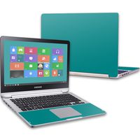 Mightyskins Skin Compatible with Samsung Notebook 7 Spin 13.3" (2016) Wrap Cover Sticker Skins Solid Teal