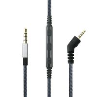 NewFantasia Replacement Cable Compatible with Bose QuietComfort 3, QC3 Headphones, Remote Volume Control Mic Compatible with iPhone iPod ipad Apple Devices