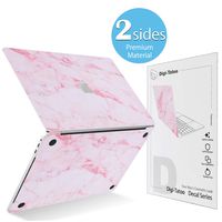 Digi-Tatoo MacBook Skin Decal Sticker Compatible with MacBook Pro 13 inch w/Touch Bar (Model A2159/A1706/A1989), Easy Apply, Full Body Protective and Anti-Scratch Vinyl Skin [Pink Marble]