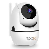 WiFi IP Security Camera - FALCORC 1080P Indoor Baby Monitor Camera for Home Security Surveillance System,Nanny Pet Dog Cam with AWS Cloud Storage,Auto Tracking,Sound Detection,Compatible with Alexa