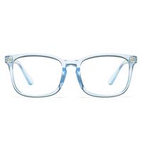 Pro Acme Blue Light Blocking Glasses for Women Men Square Computer Eyewear (Transparent Blue)
