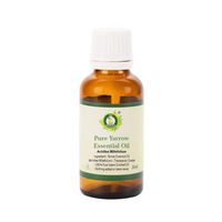 Yarrow Essential Oil | Achillea Millefolium | Blue Yarrow Oil | For Face | For Skin | 100% Pure Natural | Steam Distilled | Therapeutic Grade | 10ml | 0.338oz By R V Essential
