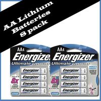 Energizer AA Lithium Batteries 8 pack