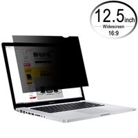 CenterZ 12.5 inch 16:9 Laptop Screen Privacy Filter, Removable Reusable Antiglare 60¡ã Visible Angle Widescreen Monitor Protector Film for Lenovo, Dell, Samsung, HP, Acer Notebook (Black, 277x157)