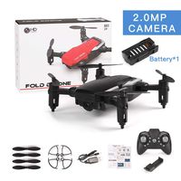 BeesClover SG800 Mini Drone with Camera Altitude Hold RC Drones with Camera HD WiFi FPV Quadcopter Dron RC Helicopter VS Z1, JDRC JD-16, HDRC D2, SM M1 2.0MP Camera WiFi Black