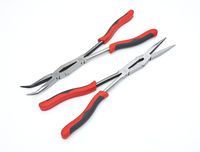 Crescent 2 Pc. X2 Straight and Bent Long Nose Dual Material Plier Set - PSX204C