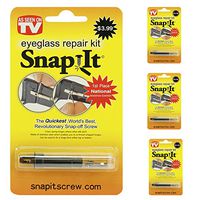 Set of 3 Snap It Eyeglass Repair Kits - As Seen On TV - One for Home, Work & Travel! by Glasses Accessories