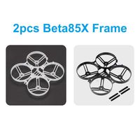 BETAFPV 2pcs Beta85X Cine Whoop Frame Kit Black and White Compatible for 1105 Brushless Motor Beta85X Cine Whoop Drone