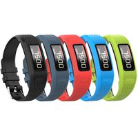 QGHXO Band for Garmin Vivofit 1 / Vivofit2, Soft Silicone Replacement Watch Band Strap for Garmin Vivofit 1 / Garmin Vivofit 2 Activity Tracker, Small, Large, Ten Colors