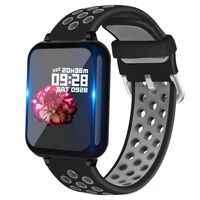 feifuns Smart Watch, Fitness Tracker Activity Tracker with Heart Rate Monitor 1.3 Color Screen with Blood Pressure Sleep Monitor Step Calorie Counter Waterproof Band for Men Women Kids, Gray