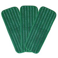 Don Aslett's 12" Microfiber mop Pads Set of 3