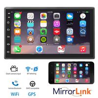 EZoneTronics Android 8.1 Double Din Car Stereo Navigation Bluetooth Touch Screen Car Multimedia Radio Support Mirror Link Play