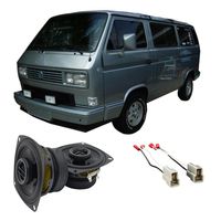 Compatible with Volkswagen Vanagon 1986-1992 Front Door Factory Replacement Harmony HA-R4 Speakers