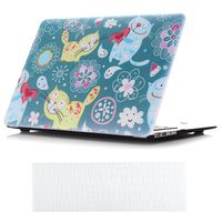 Macbook Air 11.6 Inch Case and Keyboard Cover,Sunway Ultra Thin Beautiful Mixed Refreshing Styles Hard Case Cover for Macbook Air 11.6 Inch(A1465/A1370) - Two cats