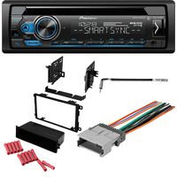 CACHÉ KIT2335 Bundle w/Single Din Car Stereo Bluetooth CD Receiver for 2003-2006 Chevrolet Suburban w/Smart Sync, Pandora Control, Spotify, Front USB, AUX Input w/in Dash Installation Kit (5item)