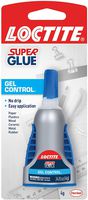 Loctite Super Glue Gel Control Bottle 4 Gram Case of 6 (1364076-6)