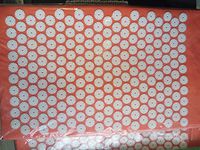 Rart Acupuncture Massager mat Toe Pressure Plate mat,Foot,Full Body Gym mats-for Betterment of Health-D 75x45cm(30x18inch)