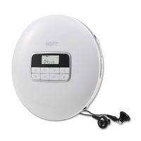 Portable CD Player, HOTT Small CD Player, Personal Compact Discman CD Player Walkman Music CD Player with Headphones, LCD Display, Electronic Skip Protection and Anti-Shock Function - Black