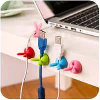 Holder for Cable,Fheaven Silica Headphone Headset Wire Wrap Cable Cord Winder Organizer Cable Collector for House,Office,Car