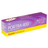 KodakK 6031678, Color Rol Kodak Portra Professional ISO 400, 35mm, 36 Exposures, Negative Film (5 Roll per Pack) 3 Pack